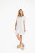 The Antibes Linen Dress in White