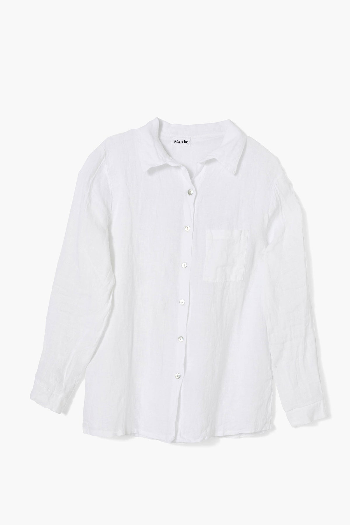 The Playa Linen Shirt in White