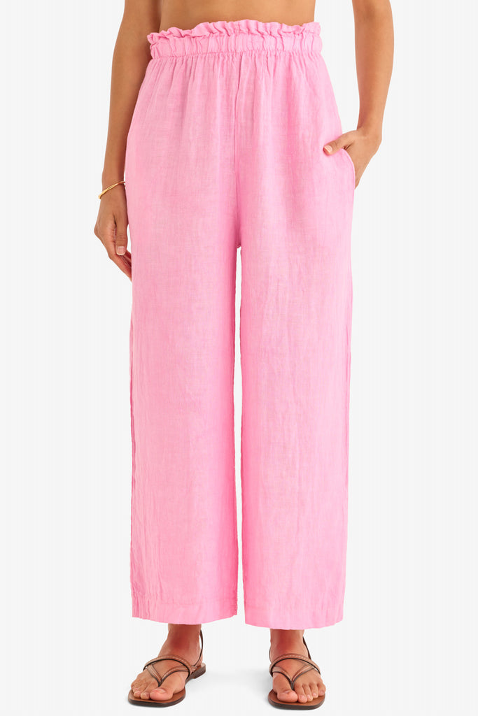 The Arches Linen Pant in Rosa - Marché