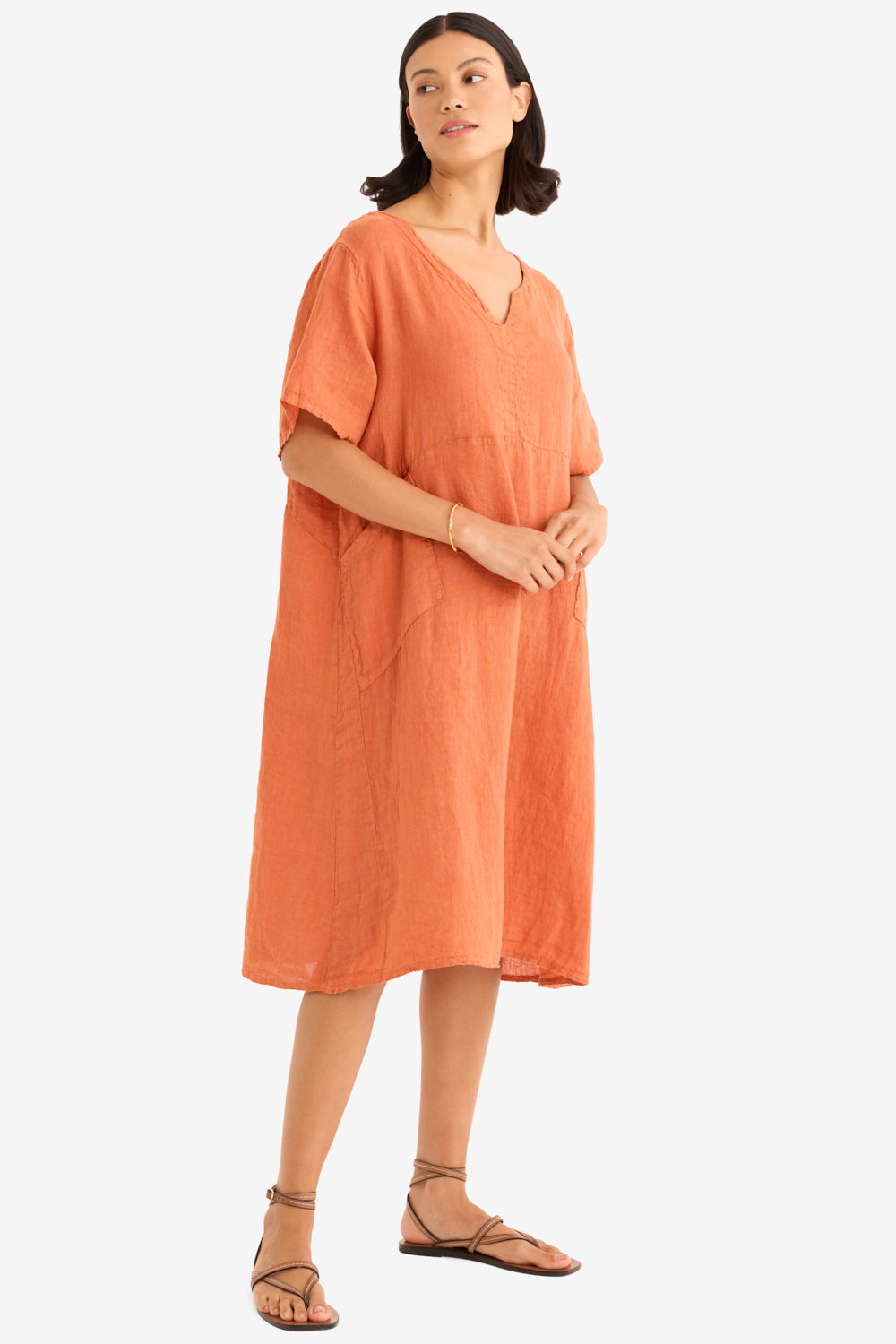 The Julie Linen Dress