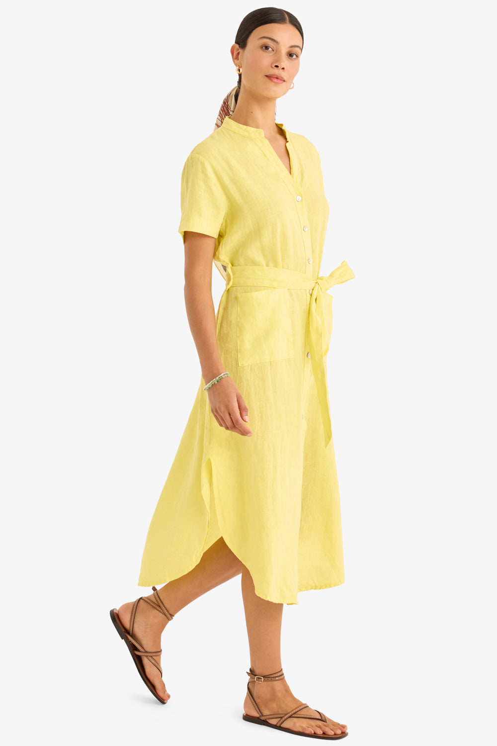 The Rosemary Linen Dress - March The Rosemary Linen Dress - March
