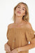 The Antibes Linen Dress in Camello