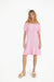 The Antibes Linen Dress in Rose
