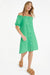 The Antibes Linen Dress in Vert