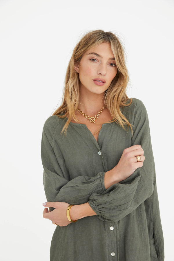 Camille Linen Dress