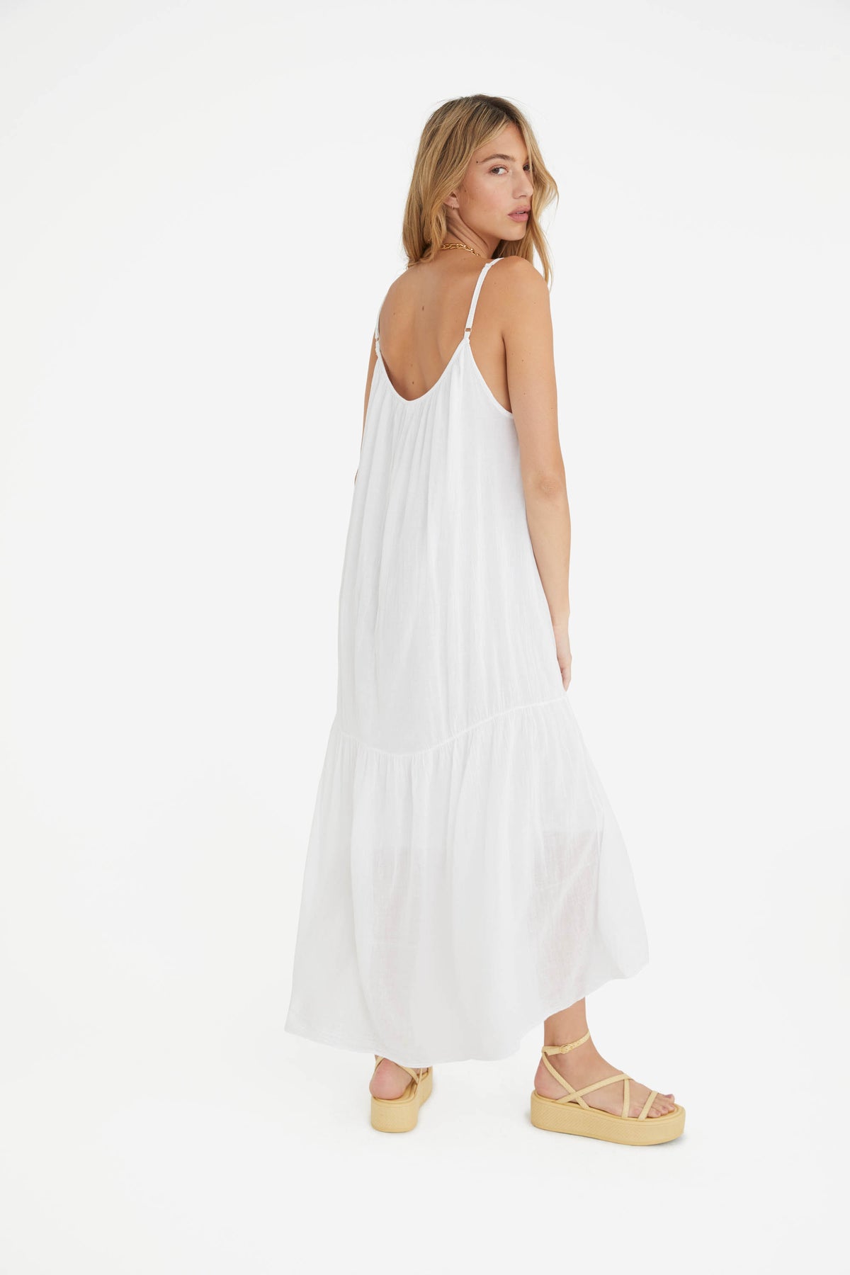 The Lyla Dress in White