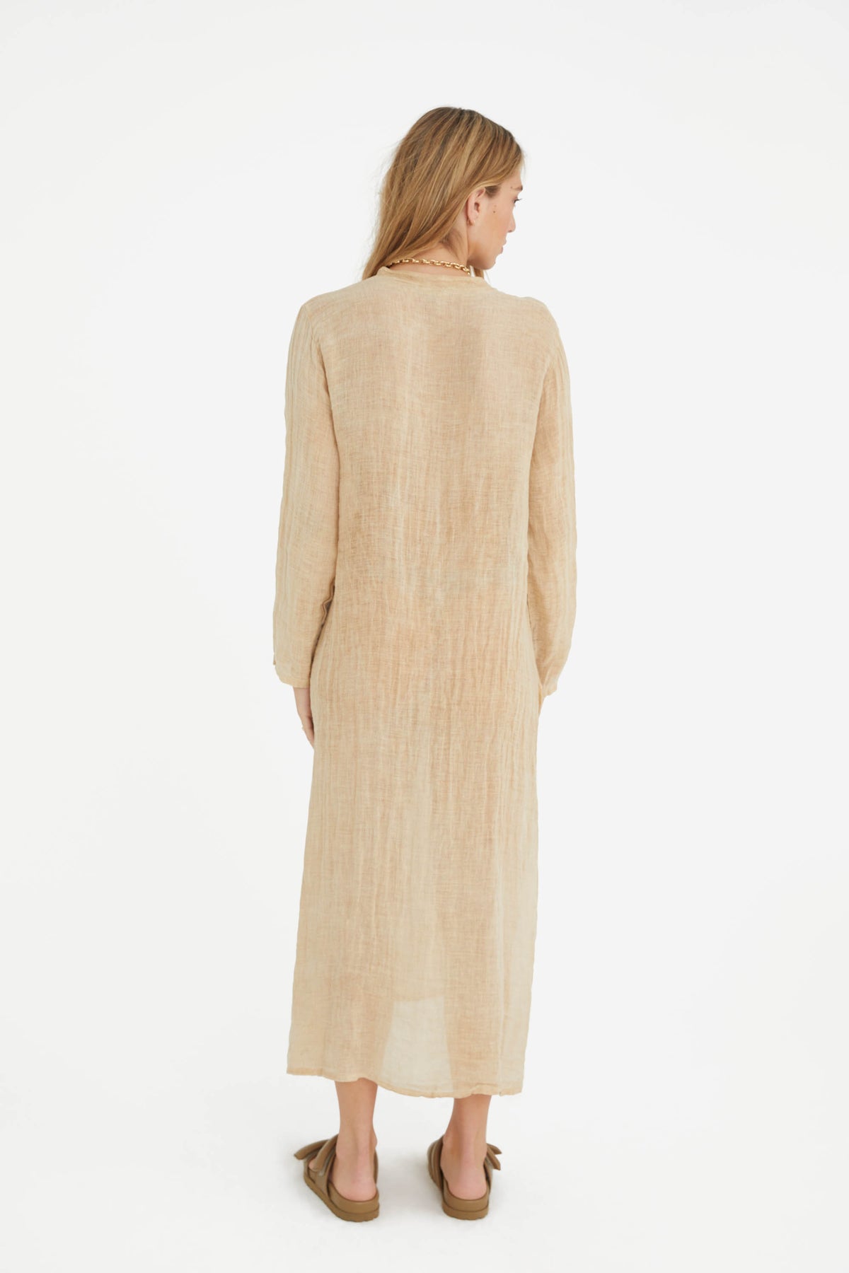 The Maxine Dress in Camello