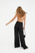 The Rising Satin Pants in Black