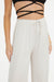 The Rising Satin Pants in Beige
