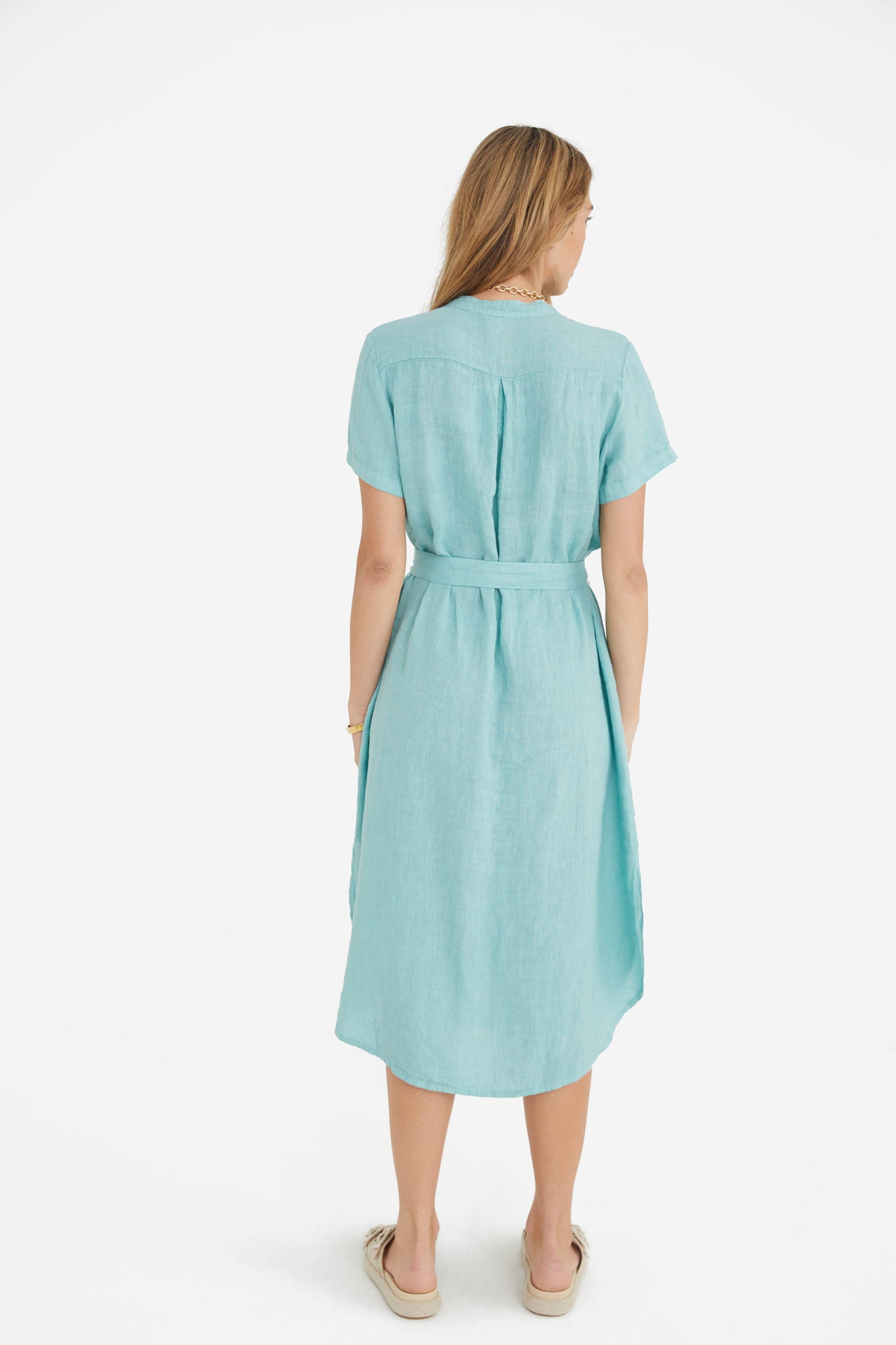 The Rosemary Linen Dress - March The Rosemary Linen Dress - March