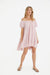 The Sabrina Linen Dress in Dusty Rose